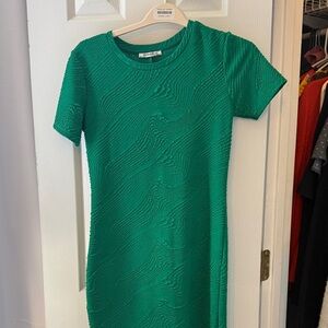 Zara Vibrant Green Midi Dress